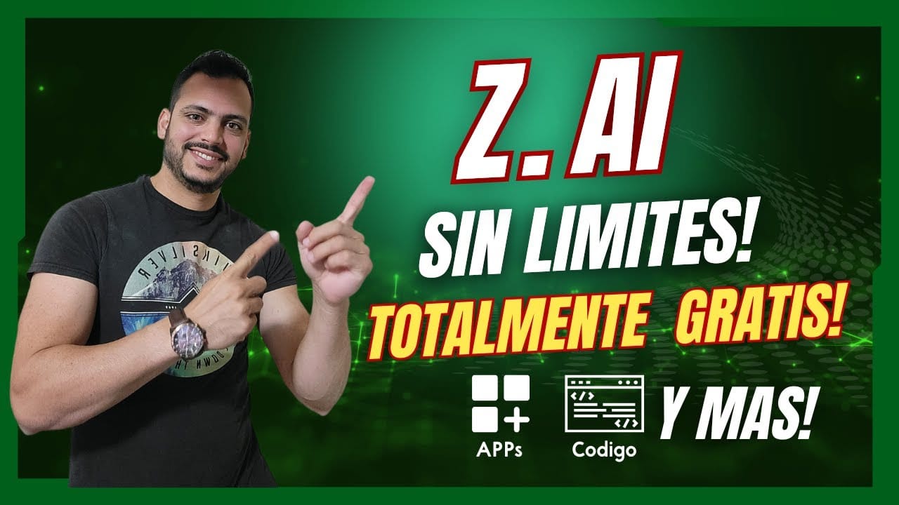 Crea Aplicaciones, Presentaciones y Mas con Z.AI (Gratis y Sin Limites)